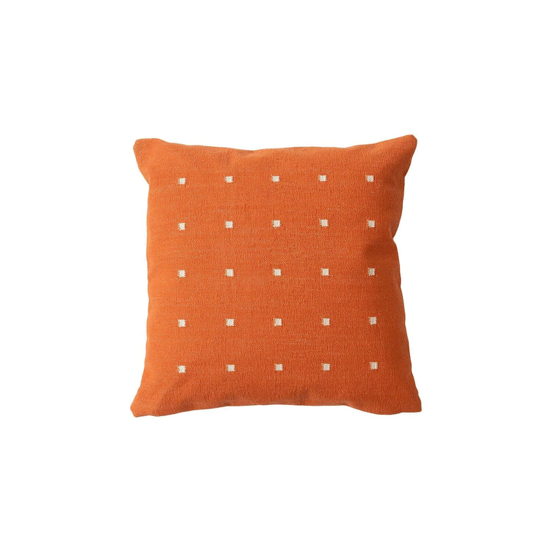 Dots Pillow Cover Throw Pillows Leah Singh Persimmon 