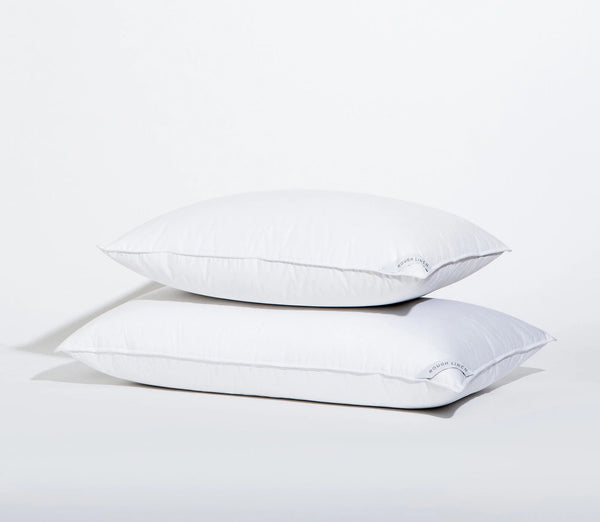 Down Bed Pillow Pillows Rough Linen 