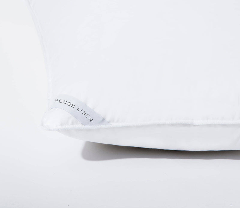 Down Euro Pillow Pillows Rough Linen 