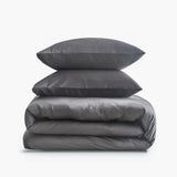 DOZ Bamboo Duvet Cover Set Duvet Covers Sijo Storm Gray Twin / Twin XL 