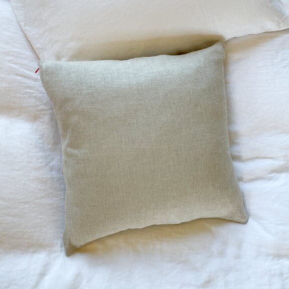 Drift Hemp Pillow Throw Pillows Evenfall Natural Without Insert 