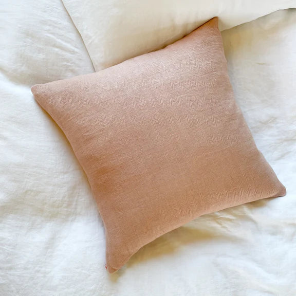 Drift Hemp Pillow Throw Pillows Evenfall Pink Sand Without Insert 