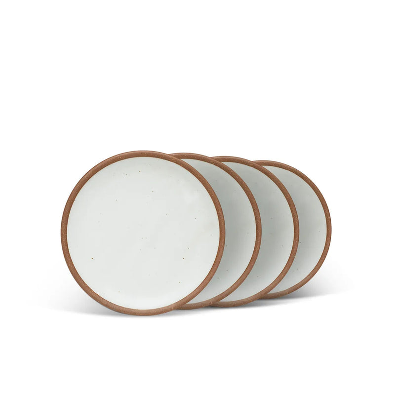 East Fork Ceramic Cake Plate Set Plates East Fork Eggshell 