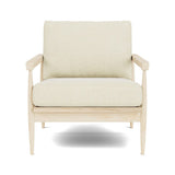 Eim Accent Chair in Natural Latex - Cotton Accent Chair Medley Maple Meadow Natural 