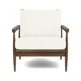 Eim Accent Chair in Natural Latex - Cotton Accent Chair Medley Walnut Larkspur Pearl 