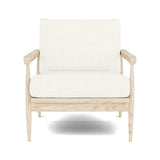 Eim Accent Chair in Natural Latex - Cotton Accent Chair Medley White Oak Larkspur Pearl 