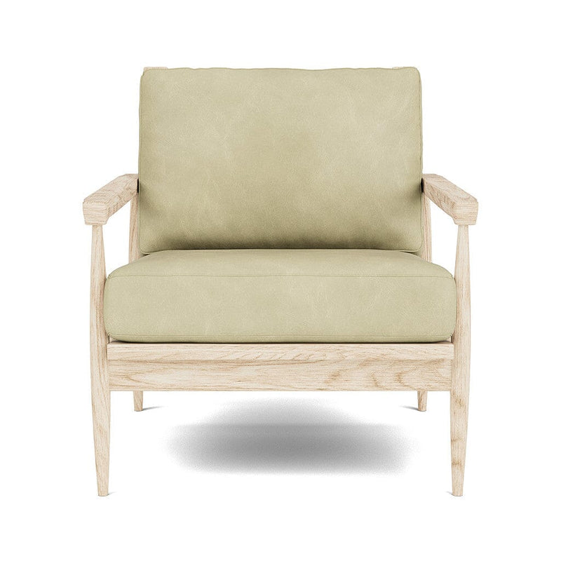 Eim Accent Chair in Natural Latex - Leather Accent Chair Medley 