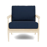 Eim Accent Chair in Natural Latex - Linen Accent Chair Medley Maple Juneberry Indigo 