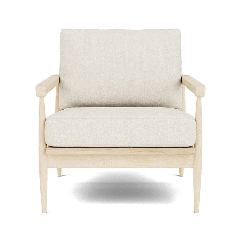 Eim Accent Chair in Natural Latex - Linen Accent Chair Medley Maple Juneberry Jasmine 