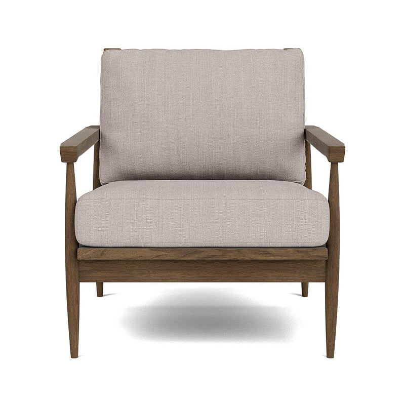 Eim Accent Chair in Natural Latex - Linen Accent Chair Medley Walnut Juneberry Cobblestone 