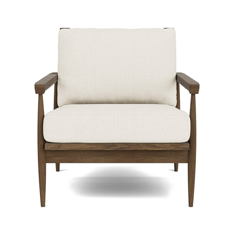 Eim Accent Chair in Natural Latex - Linen Accent Chair Medley Walnut Juneberry Porridge 