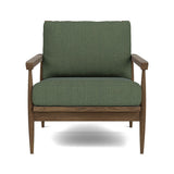 Eim Accent Chair in Natural Latex - Linen Accent Chair Medley Walnut Juneberry Tarragon 