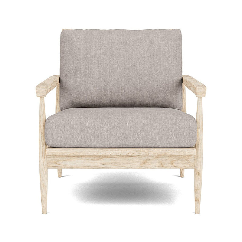 Eim Accent Chair in Natural Latex - Linen Accent Chair Medley White Oak Juneberry Cobblestone 