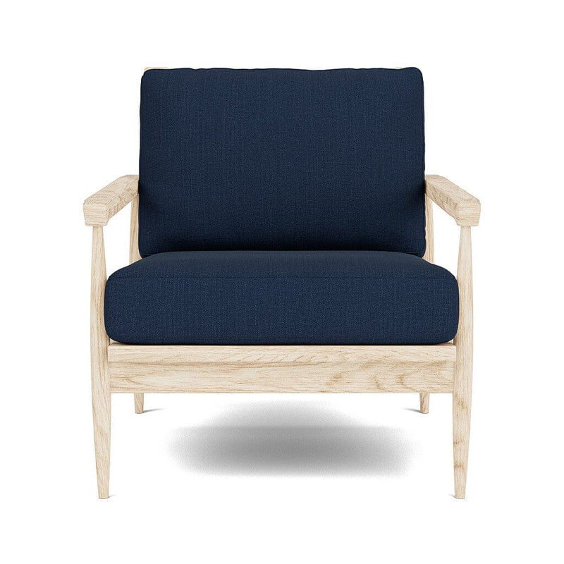 Eim Accent Chair in Natural Latex - Linen Accent Chair Medley White Oak Juneberry Indigo 