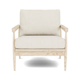 Eim Accent Chair in Natural Latex - Linen Accent Chair Medley White Oak Juneberry Jasmine 