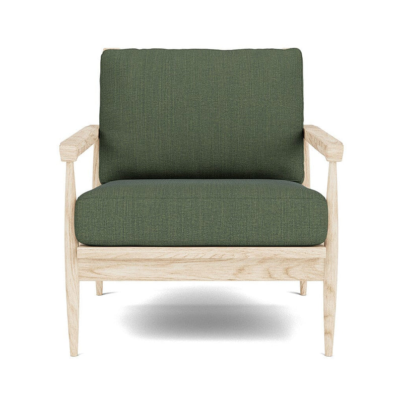 Eim Accent Chair in Natural Latex - Linen Accent Chair Medley White Oak Juneberry Tarragon 