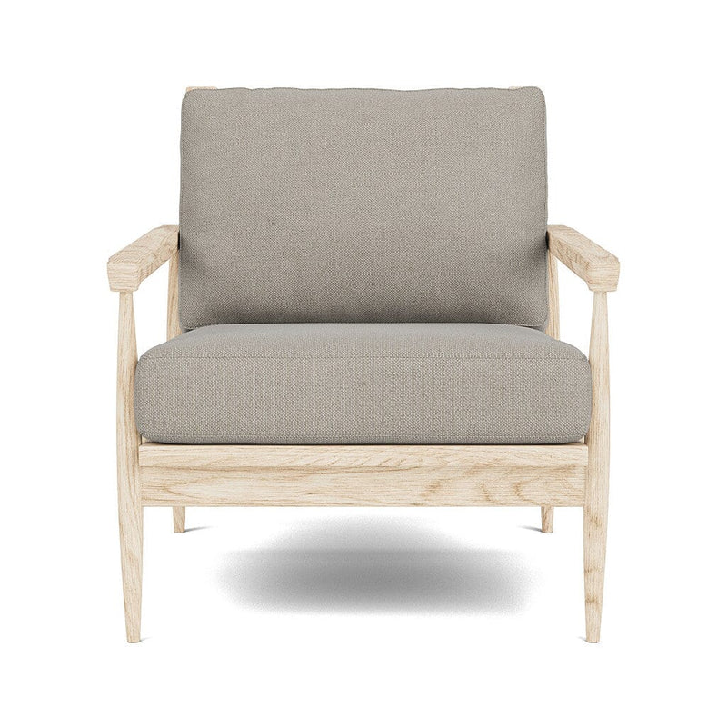 Eim Accent Chair in Natural Latex - Linen Accent Chair Medley White Oak Stonecrop Flax 