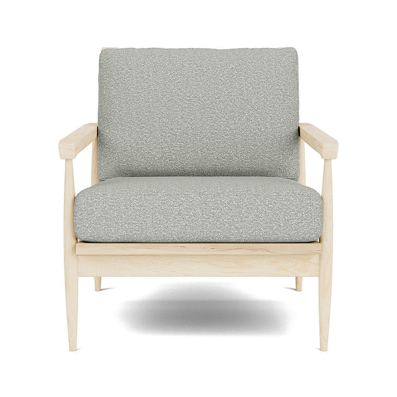 Eim Accent Chair in Natural Latex - Recycled Polyester Accent Chair Medley Maple Poplar Bouclé Bayberry 