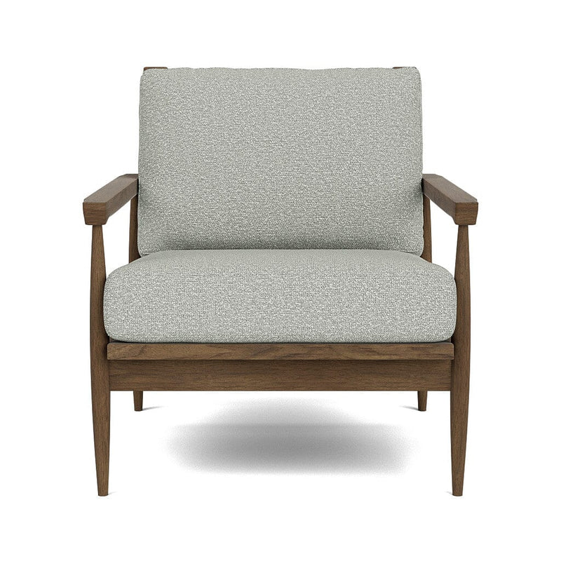 Eim Accent Chair in Natural Latex - Recycled Polyester Accent Chair Medley Walnut Poplar Bouclé Bayberry 