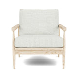 Eim Accent Chair in Natural Latex - Recycled Polyester Accent Chair Medley White Oak Alpine Oyster 