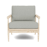 Eim Accent Chair in Natural Latex - Recycled Polyester Accent Chair Medley White Oak Poplar Bouclé Bayberry 