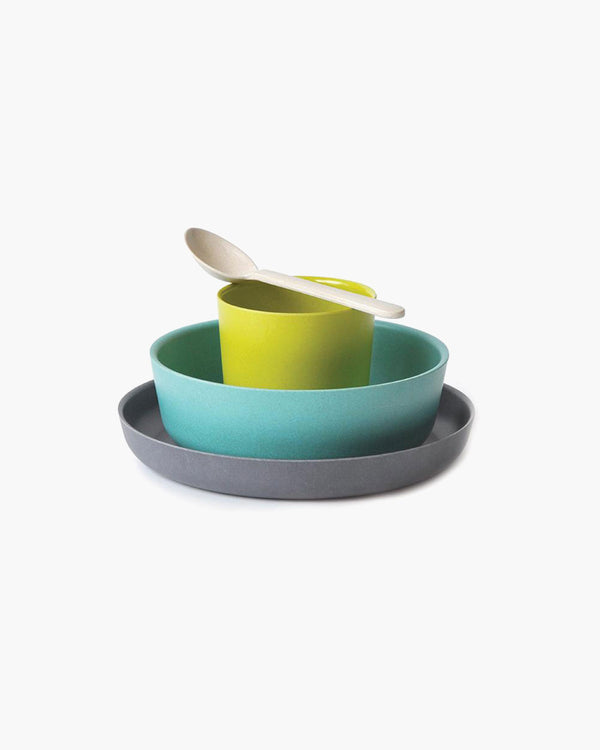 Kids' Recycled Bamboo Dinner Set