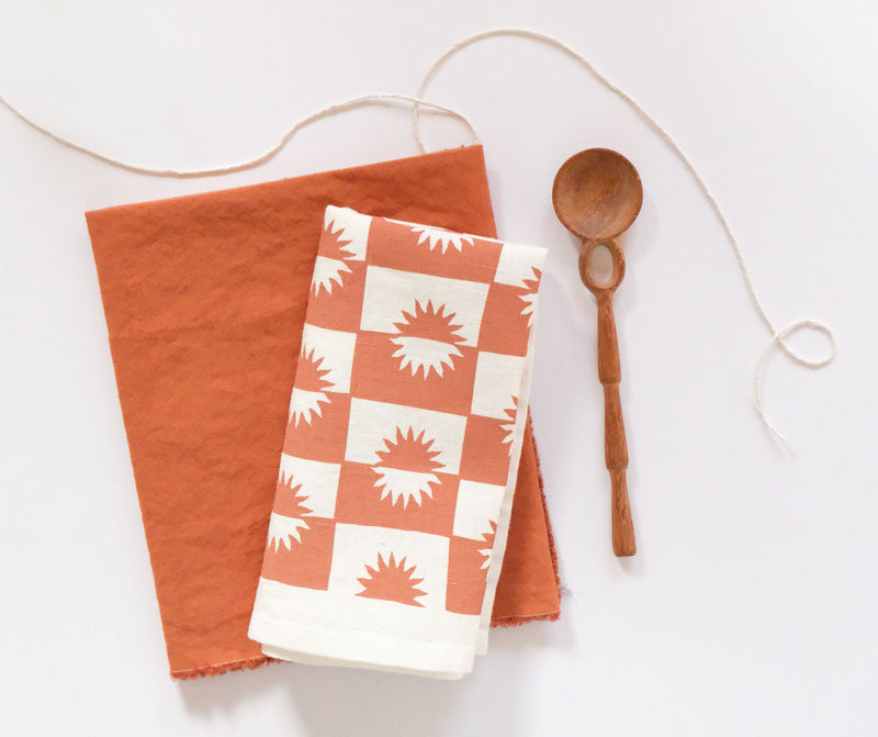 Elana Gabrielle Sunrise Linen Napkins - Set of 2 Napkins Elana Gabrielle 