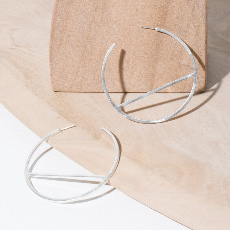 Embrace Hoop Earrings Earrings Mulxiply Sterling Silver 