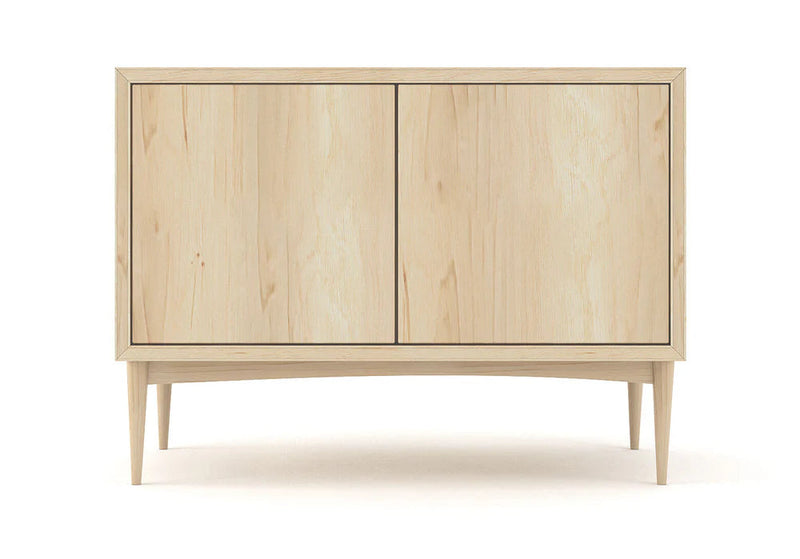 Emilia 2-Door Storage Cabinet Media Consoles and Credenzas Medley Maple 