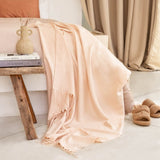 Ettitude Vegan Cashmere Woven Throw Blanket Home & Garden > Linens & Bedding > Bedding > Quilts & Comforters Ettitude 