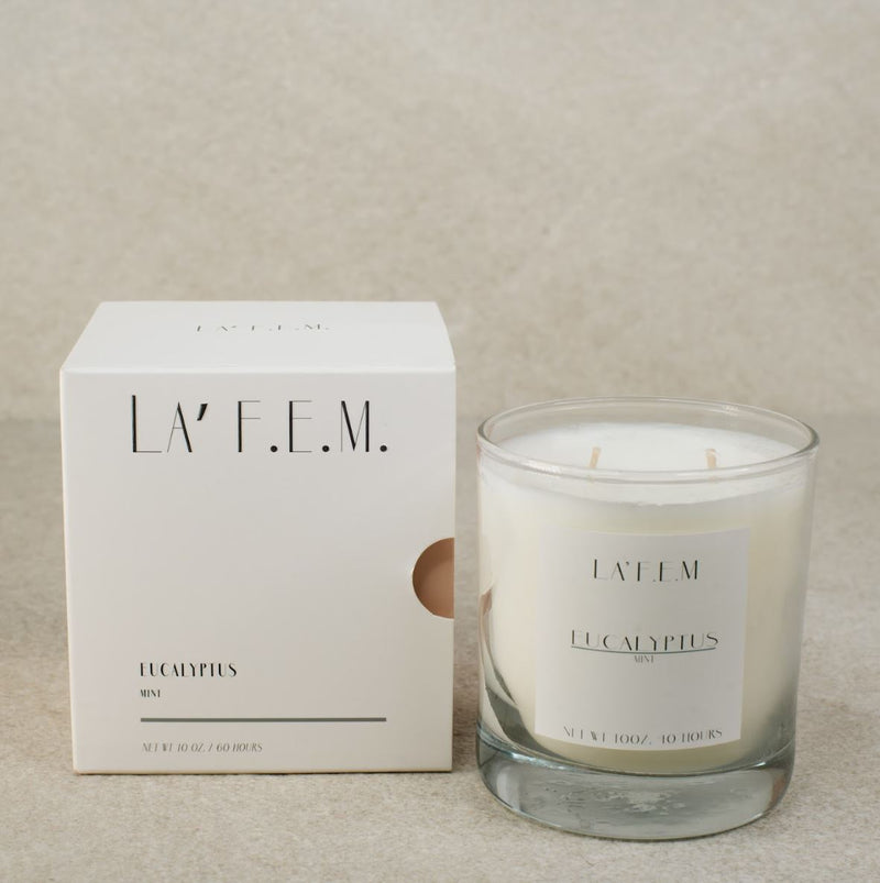 Eucalyptus Candle Candles La' F.E.M. 