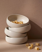 Ewa Stoneware Tapas Bowl Set Bowls GHARYAN Stoneware Matte White 