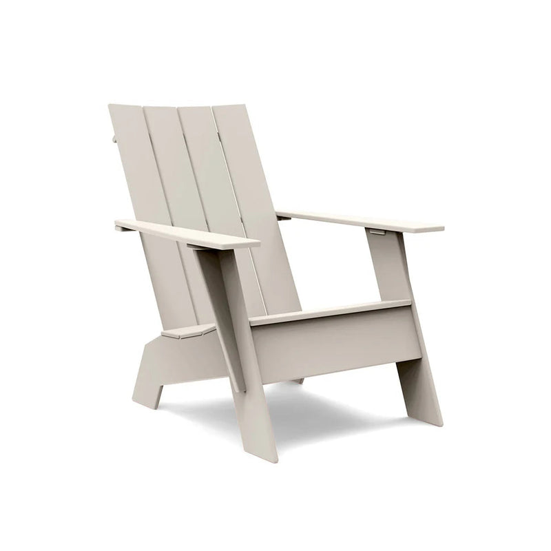 Flat Back Recycled Outdoor Adirondack Chair Outdoor Seating Loll Designs Fog Standard 