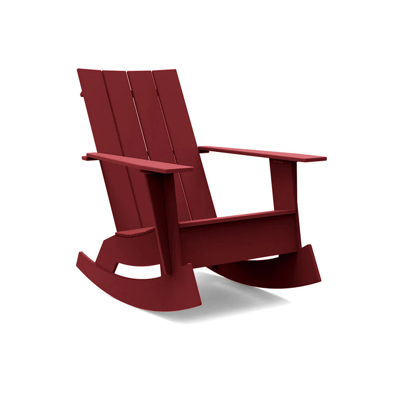 Flat Recycled Outdoor Rocking Adirondack Chair Outdoor Seating Loll Designs Chili 