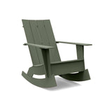 Flat Recycled Outdoor Rocking Adirondack Chair Outdoor Seating Loll Designs Sage 