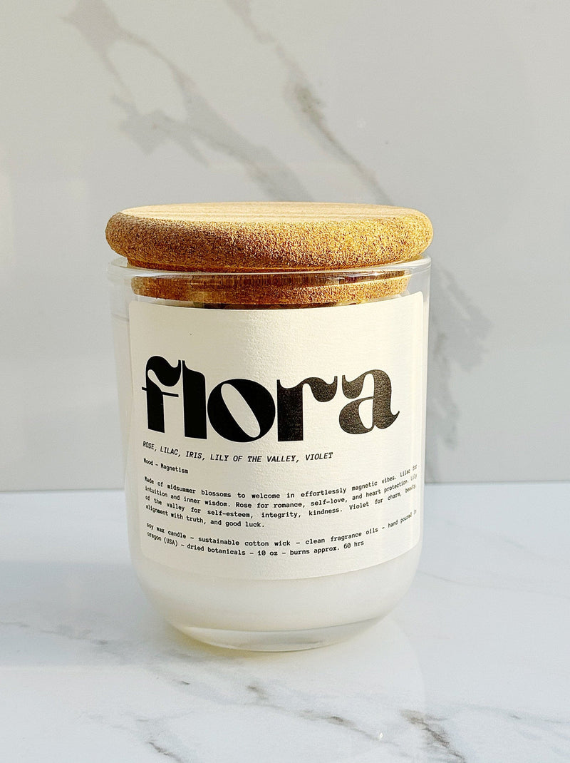 Flora Soy Wax Candle