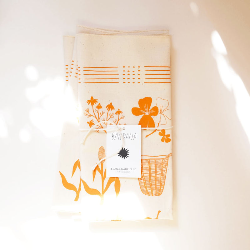 Forage Cotton Bandana Bandanas Elana Gabrielle 