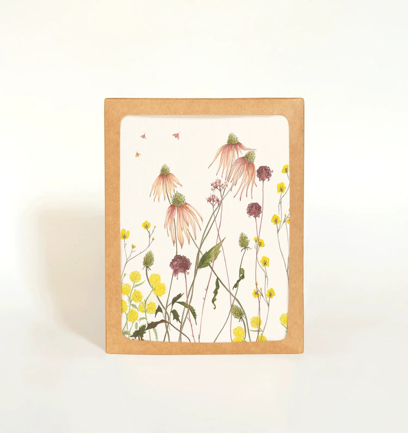 Garden Flowers Greeting Card Greeting Card Elana Gabrielle 