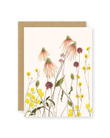 Garden Flowers Greeting Card Greeting Card Elana Gabrielle 