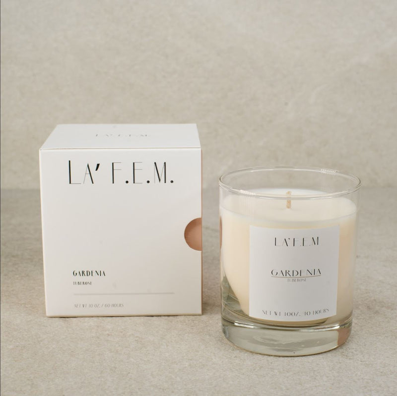 Gardenia Candle Candles La' F.E.M. 