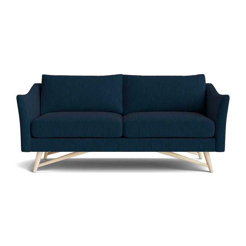 Gio Sofa in Natural Latex - Cotton Sofa Medley Maple Larkspur Indigo 72" Sofa