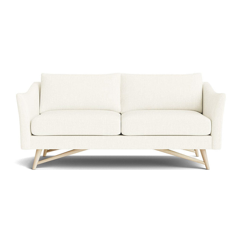 Gio Sofa in Natural Latex - Cotton Sofa Medley Maple Larkspur Pearl 72" Sofa