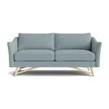 Gio Sofa in Natural Latex - Cotton Sofa Medley Maple Larkspur Steel 72" Sofa