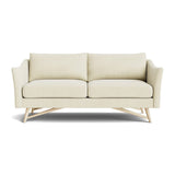 Gio Sofa in Natural Latex - Cotton Sofa Medley Maple Meadow Natural 72" Sofa