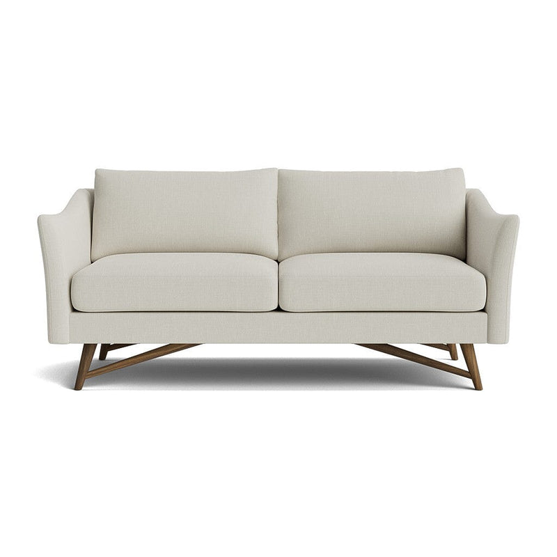 Gio Sofa in Natural Latex - Cotton Sofa Medley Walnut Larkspur Hemp 72" Sofa