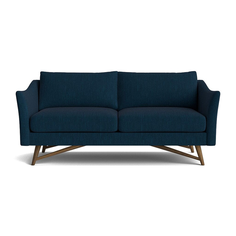 Gio Sofa in Natural Latex - Cotton Sofa Medley Walnut Larkspur Indigo 72" Sofa