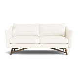 Gio Sofa in Natural Latex - Cotton Sofa Medley Walnut Larkspur Pearl 72" Sofa