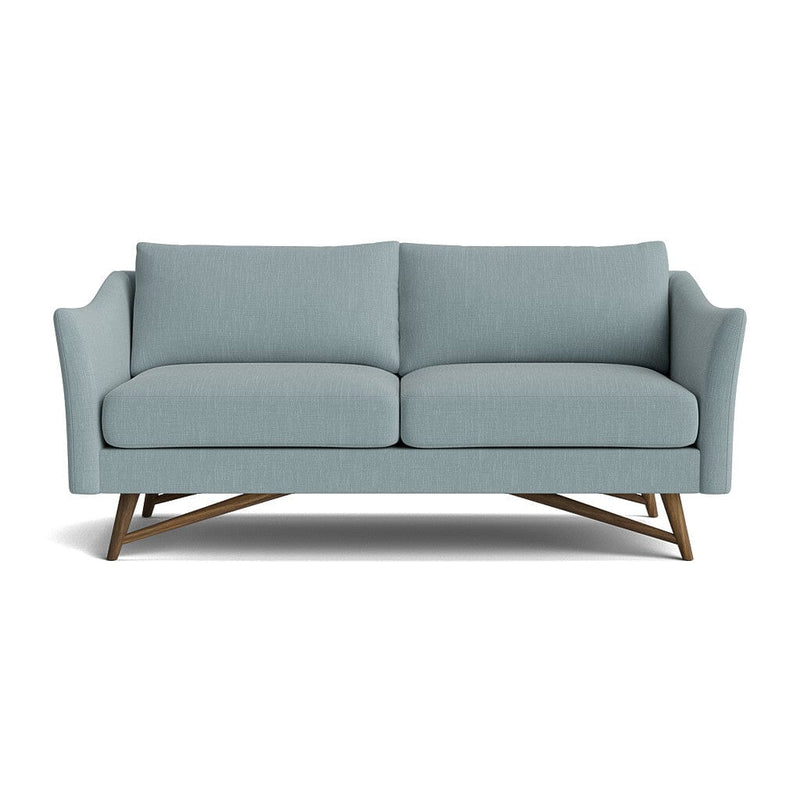 Gio Sofa in Natural Latex - Cotton Sofa Medley Walnut Larkspur Steel 72" Sofa