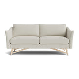 Gio Sofa in Natural Latex - Cotton Sofa Medley White Oak Larkspur Hemp 72" Sofa