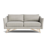 Gio Sofa in Natural Latex - Cotton Sofa Medley White Oak Meadow Dove 72" Sofa